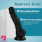 6.9in Realistic Skin-Feel Silicone Soft Curved Dildo For Adults Sex