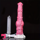 12.01in Silicone Soft Probe Horse Squirting Dildo With Water Jet