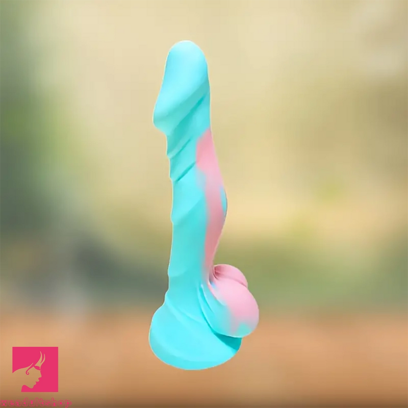 7.9in Silicone Soft Female Prostate Dildo Massage Adult Female Toy