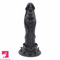 9.06in Alien Silicone Soft Big Black Dildo For G-Spot Sex Stimulation