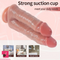 8.27in Realistic Double-Headed Liquid Silicone Dildo With Real Veins