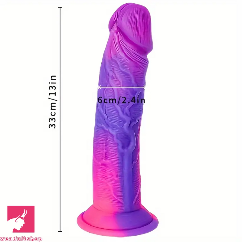 7in 8.2in 9.1in 10in 12in 13in Silicone Soft Big Dildo For Female Love