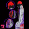 8.66in Strange Fire Phoenix Monster Silicone Soft Big Odd Dildo