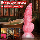 6in 8.3in Wolf Monster Textured Silicone Soft Knot Dildo For Orgasm