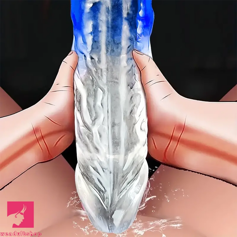 7.48in 8.26in Transparent Realistic PVC Dildo For Women Men Orgasm