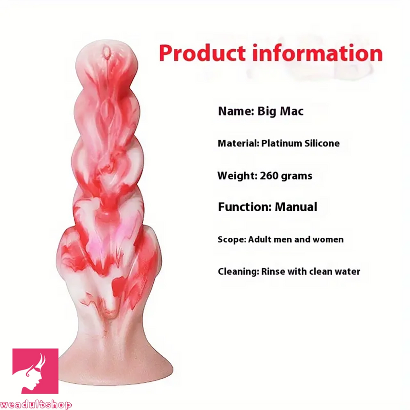 7.3in Fantasy Silicone Soft Cock Dildo For Hands-Free Sex Love Using