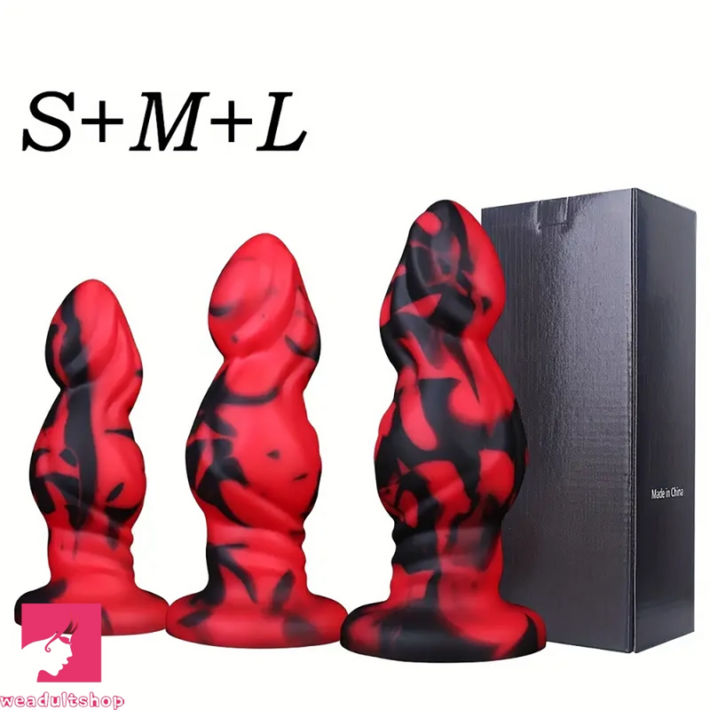 4.72in 5.51in 6.3in Silicone Anal Plug Dildo Anus Stimulation Adult Toy