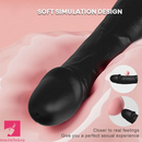 8.66in Black Big Vibrating Dildo Automatic Electric Adult Love Toy