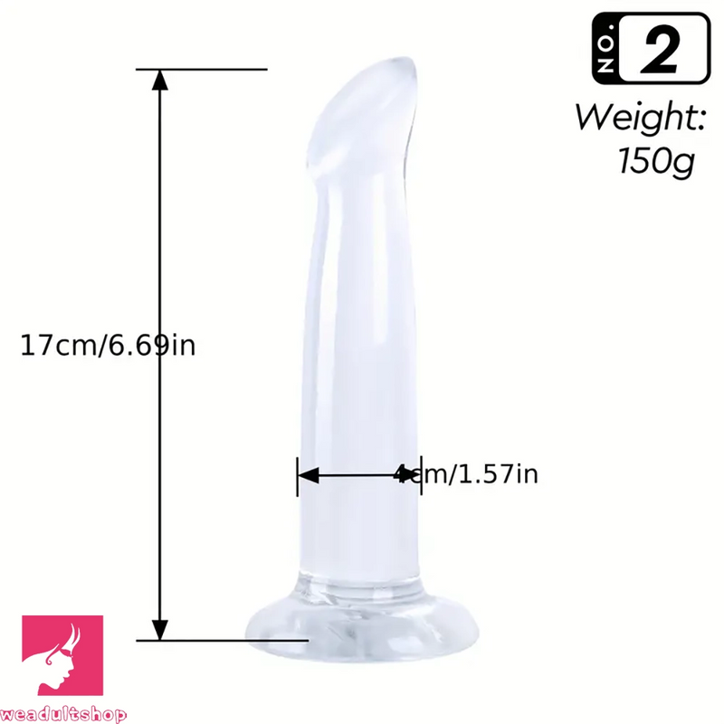 6.61in 6.69in Unisex Fantasy Dildo For G-Spot & P-Spot Clit Stimulation