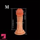 6.54in 7.39in 8.44in PVC Huge Glans Realistic Dildo For Anal Sex Toy