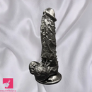 7.32in Realistic Texture PVC Dildo G-Spot Stimulating Handheld Cock