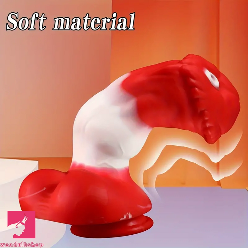 6.9in 7.9in 8.7in Silicone Soft Horse Knot Fantasy Animal Penis Dildo