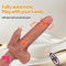 10.6in Automatic Thrusting Vibrating Tongue Lick Real Handle Dildo