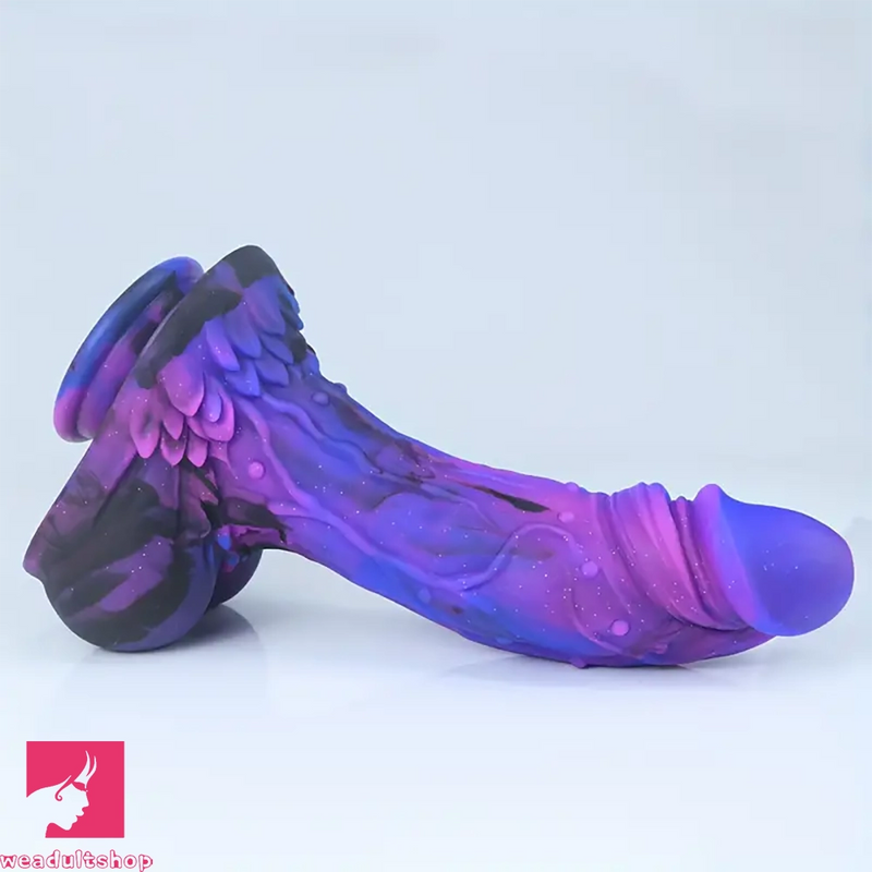 10.23in Starry Sky Silicone Soft Large Adult Dildo With Suction Cup