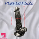 7.32in Realistic Texture PVC Dildo G-Spot Stimulating Handheld Cock