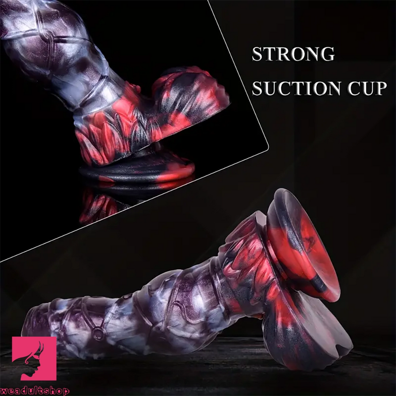 9.4in Animal Bundle Knot Big Silicone Soft Dildo Clitoral Masturbation