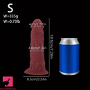 7.28in 8.07in 9.44in Soft Comfortable Liquid Silicone Big Wide Dildo