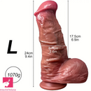 6.5in 7.9in 9.4in Realistic Thick Silicone Adult Sex Pleasure Soft Dildo