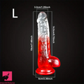 7.48in 8.26in Transparent Realistic PVC Dildo For Women Men Orgasm