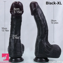 13.78in Ultra-Realistic Silicone Soft Big Cock Dildo With 3.15" Glans