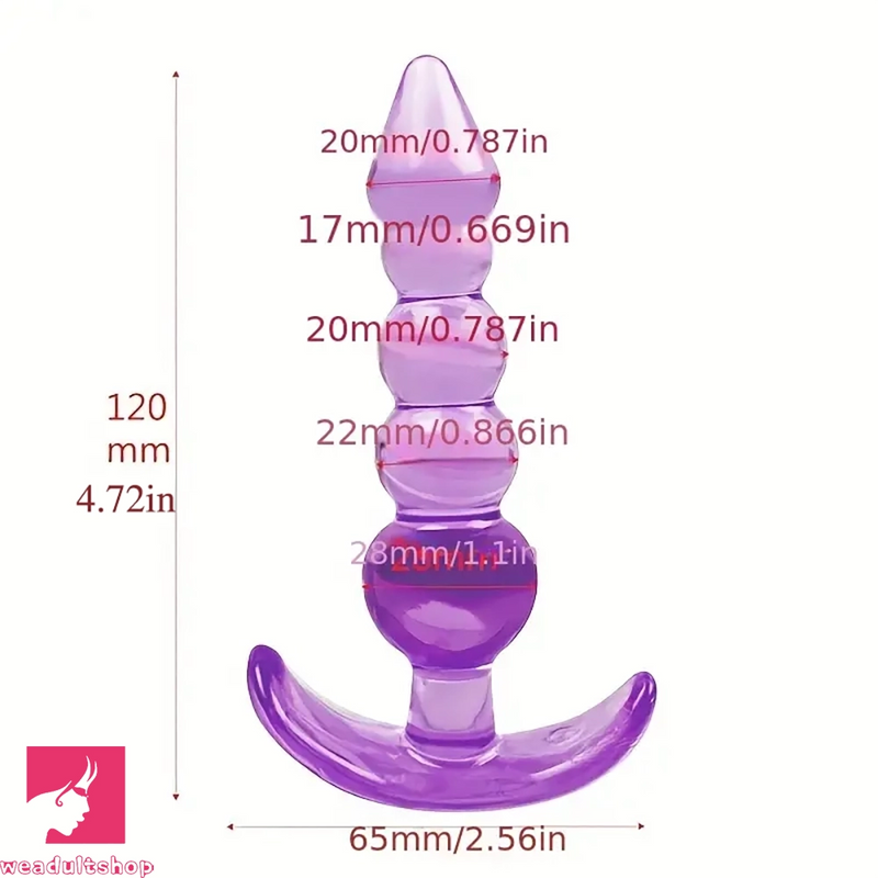 4.72in Realistic Butt Plug Dildo For Small Masturbation Anal Sex Toy