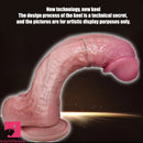 7.08in 8.85in Realistic Soft Skin Feel Dildo Adult Sex Toy For Women