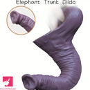 6.88in Soft Silicone Elephant Trunk Dildo Vaginal G-Spot Animal Penis