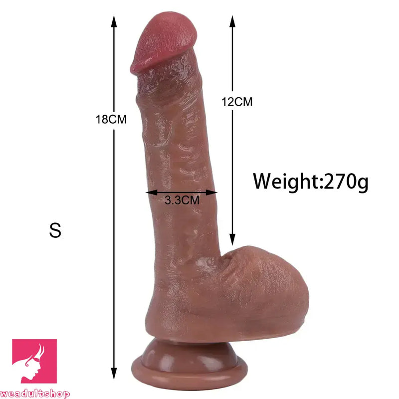 7.09in 8.07in 9.06in 10.24in Realistic Silicone Soft Large Dildo For Love