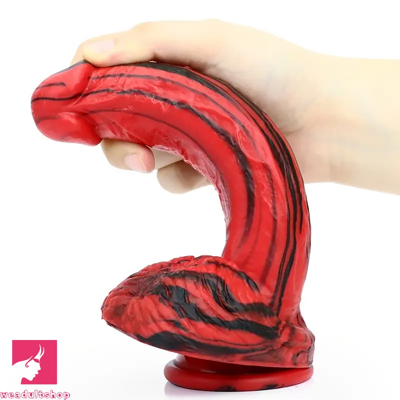 8.26in Realistic Body-Safe Silicone Dildo For Cock Anal Stimulation