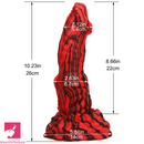 10.23in Silicone Soft Big Monster Creature Adult Suction Cup Dildo