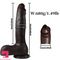 10.2in Lifelike Penis Big Ebony Cock Dildo For Women Masturbation