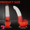 8.27in Soft Silicone Fantasy Gradient Jelly Dildo Masturbator Adult Toy