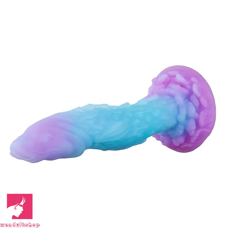 9.25in Fish Women Glowing Soft Silicone Dildo With Suction Cup