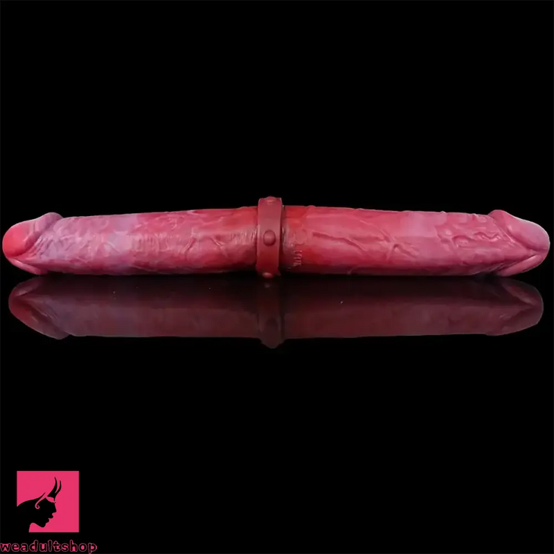 14.96in Big Long Double Sided Silicone Fantasy Dildo Young Sex Toy