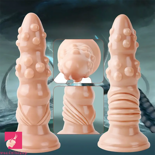 7.87in Fantasy Spiked PVC Dildo For Lifelike BDSM Intimate Sex Play