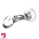 4.92in 5.7in 6.49in Soft Clear Curved Small Anal Plug Prostate Dildo