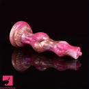 8.07in Fantasy Silicone Soft Dog Knot Big Prostate Anal Odd Rose Dildo