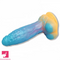 6.92in Glow-in-the-Dark Realistic Silicone Soft Uncut Color Dildo