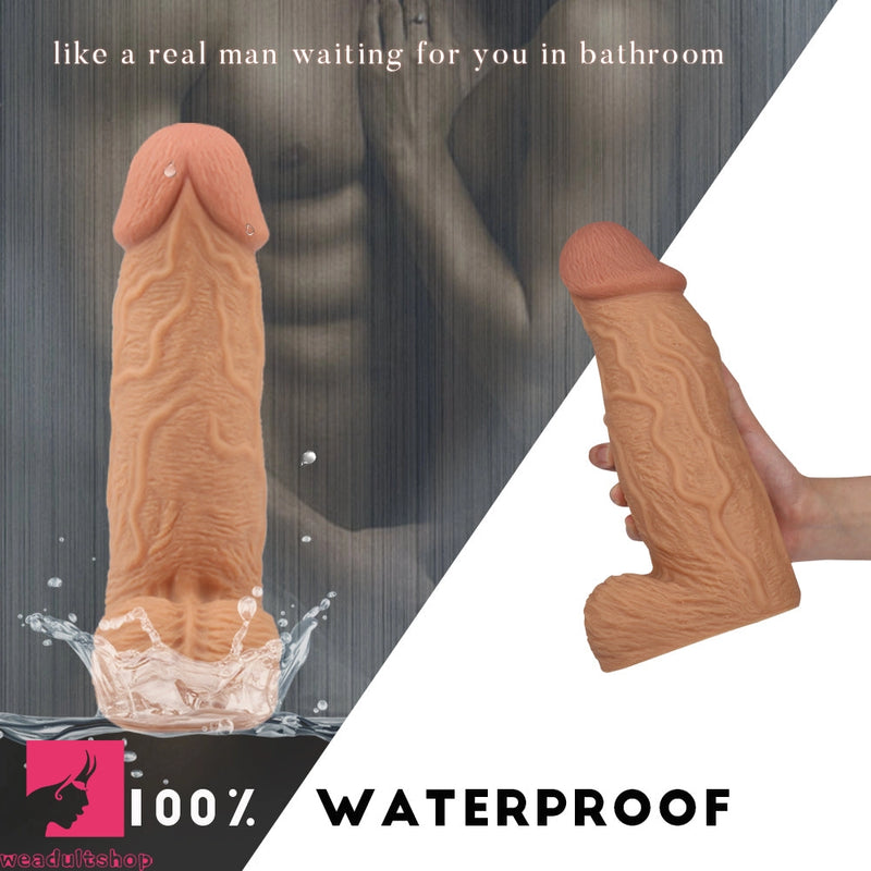 10.24in Huge Silicone Soft Lifelike Dildo For Women Fucking Sex Toy