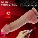 9.84in Vibrating Heating Thrusting Remote Control Lifelike Large Dildo