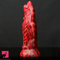 8.66in Monster Cat Ears Silicone Animal Big Soft Cock Fantasy Dildo