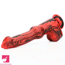 9.64in Realistic Large Dog Penis Silicone Soft Dildo With Real Knots