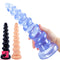 10.8in Graduated Beads PVC Women Sex Large Anal Dildo Butt Plug