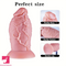 6.5in 7in Realistic Silicone Soft Thick Fat Massage Dildo With Real Veins