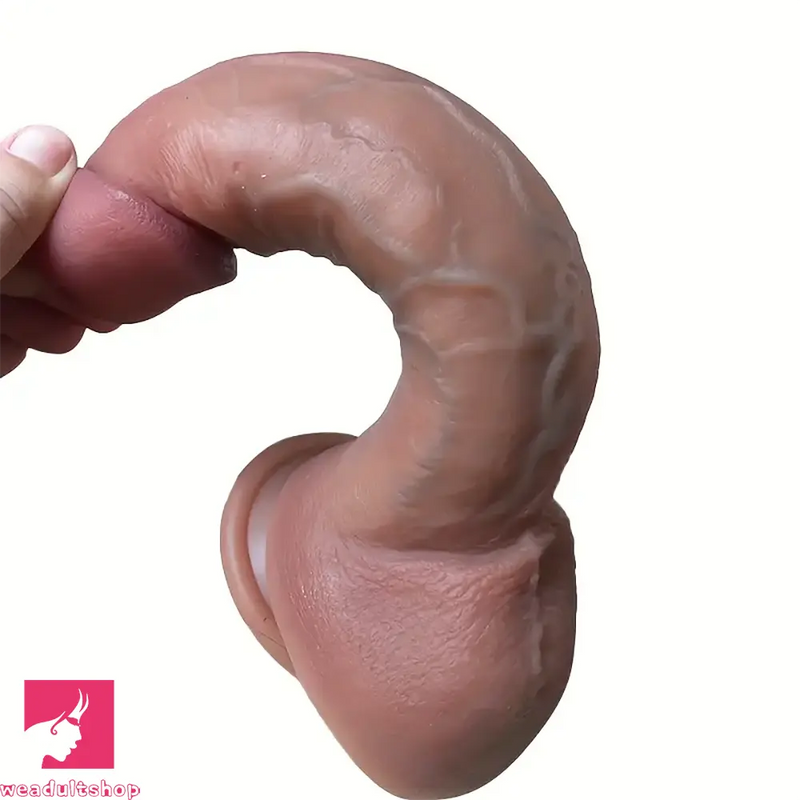 9.44in Silicone G-Spot Realistic Large Flexible Dildo For Stimulation