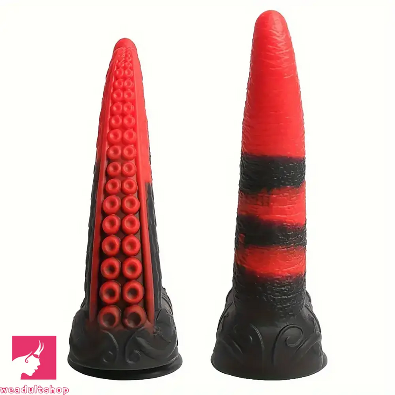 9.8in Dual Heads Monster Big Soft Silicone Dildo For Couples Orgasm