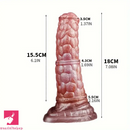 7.08in Fantasy Silicone Soft Dildo Scale Animal Penis Female Love Toy