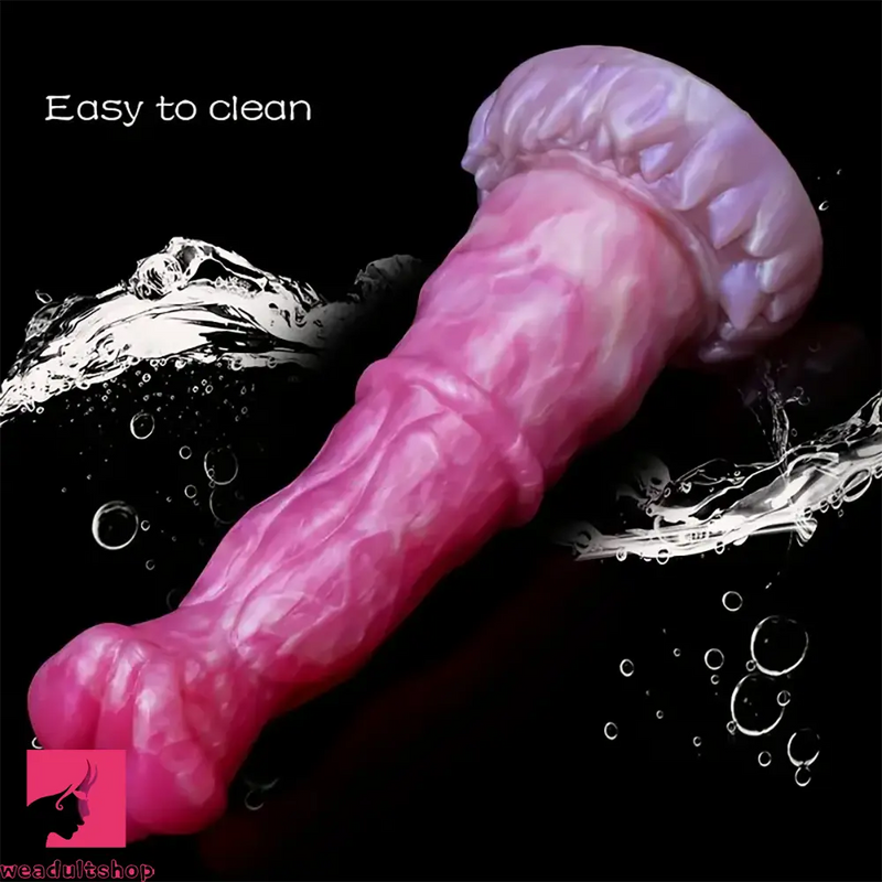 9.3in Alien Anal Big Silicone Soft G Spot Dildo With Suction Cup Massage