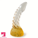 8.86in Spiral Fantasy Big Anal Plug Dildo For Vaginal Massage Orgasm