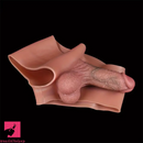 5.3in Realistic Silicone Penis Sleeve Stretchable Dildo For Adults